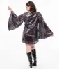 Smak Parlour Plus Size 1960s Rainbow Sequin Downtown Scene Mini Dress sold by Unique Vintage