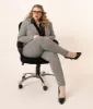 Unique Vintage Plus Size Black Houndstooth Rizzo Cigarette Pants sold by Unique Vintage