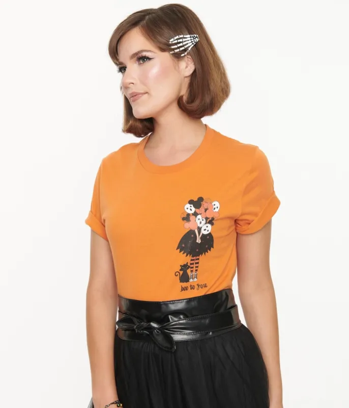 Boo To You Fitted Graphic Tee sold by Unique Vintage