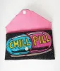 Chill Pill Beaded Clutch sold by Unique Vintage