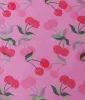 Unique Vintage Pink & Cherries Print Hair Scarf sold by Unique Vintage
