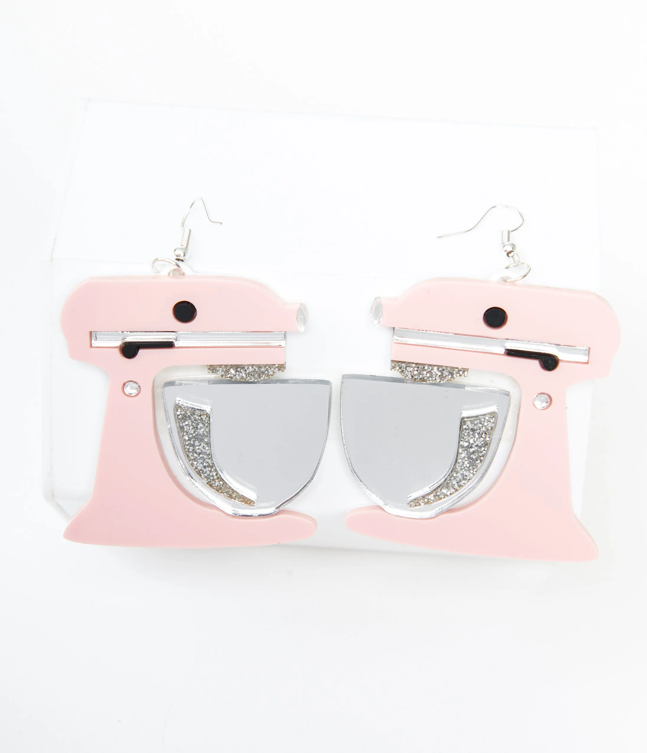 1950s Pink Kitchenaid Mixer Earrings sold by Unique Vintage