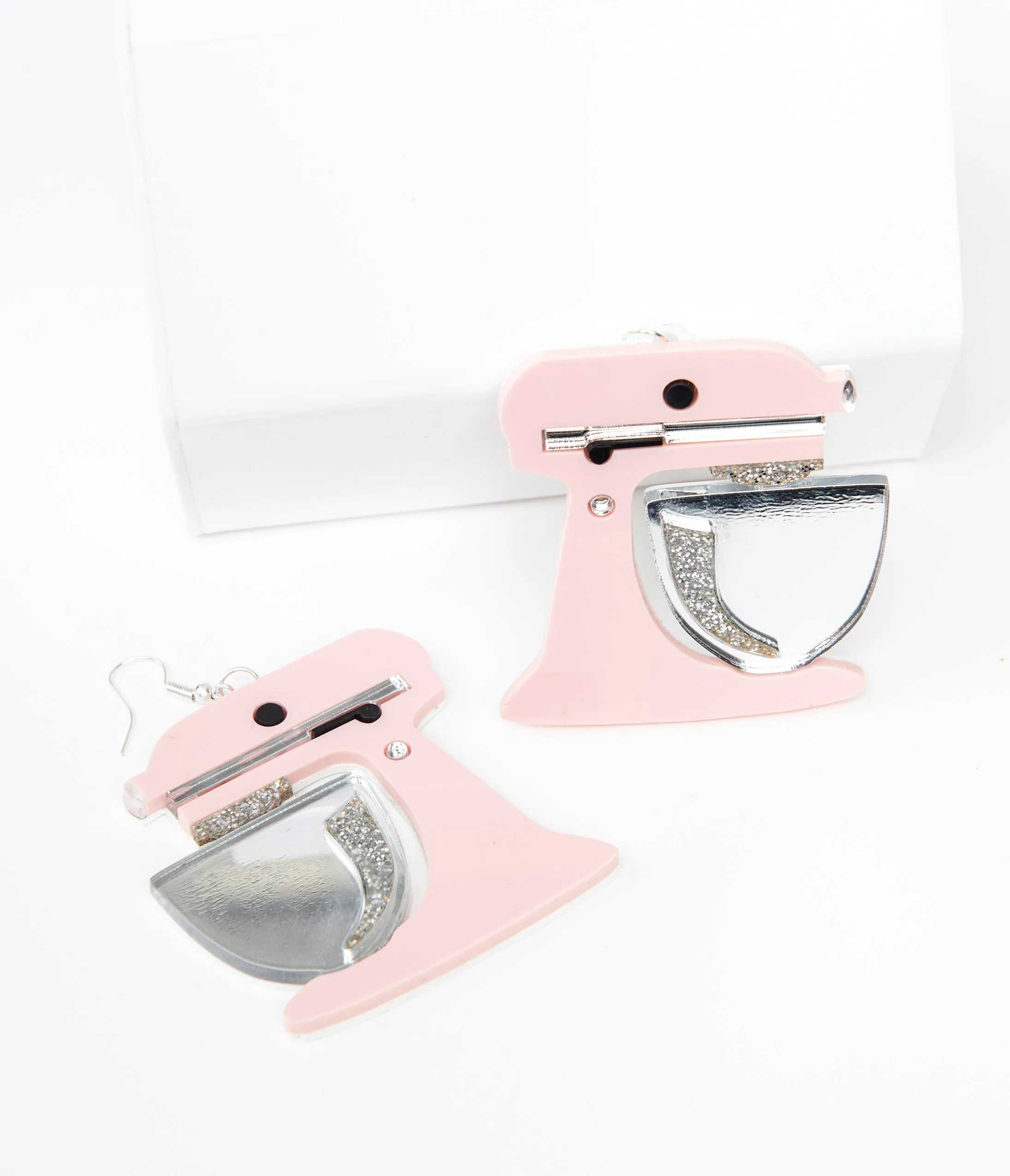 1950s Pink Kitchenaid Mixer Earrings sold by Unique Vintage product image thumbnail 2