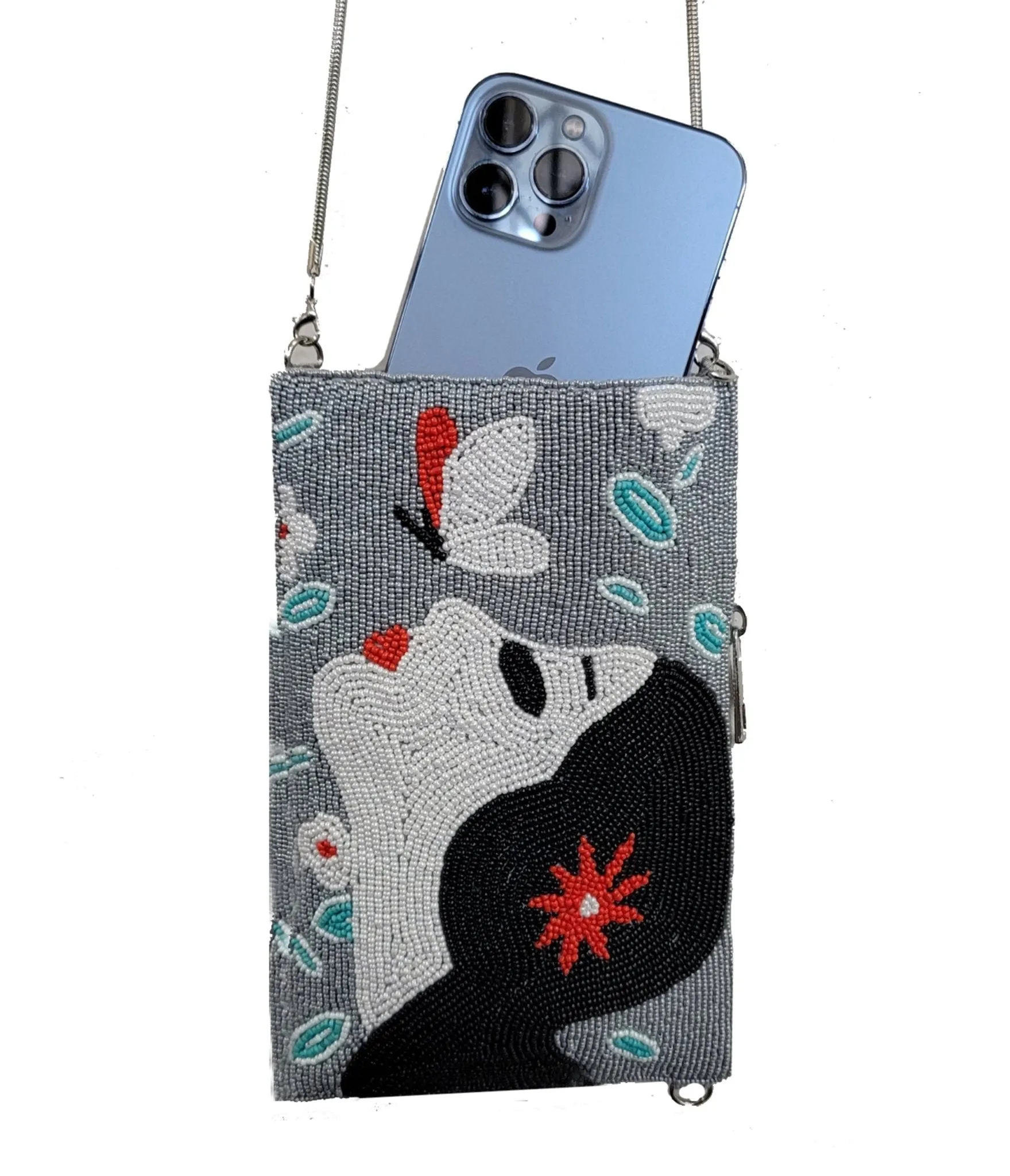 Butterfly Goddess Beaded Cell Phone Bag sold by Unique Vintage product image thumbnail 4