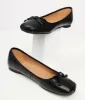 1960s Black Bow Ballet Flats sold by Unique Vintage