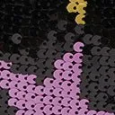 Smak Parlour Black & Multicolor Star Sequin Glamour Goddess Jumpsuit sold by Unique Vintage product image thumbnail 4