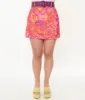 Smak Parlour Hot Pink Mod Floral Easy Does It Mini Skirt sold by Unique Vintage