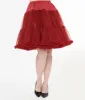 Unique Vintage 1950s Burgundy Retro Style Ruffled Petticoat Crinoline sold by Unique Vintage