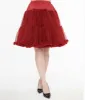 Unique Vintage 1950s Burgundy Retro Style Ruffled Petticoat Crinoline sold by Unique Vintage