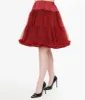 Unique Vintage 1950s Burgundy Retro Style Ruffled Petticoat Crinoline sold by Unique Vintage
