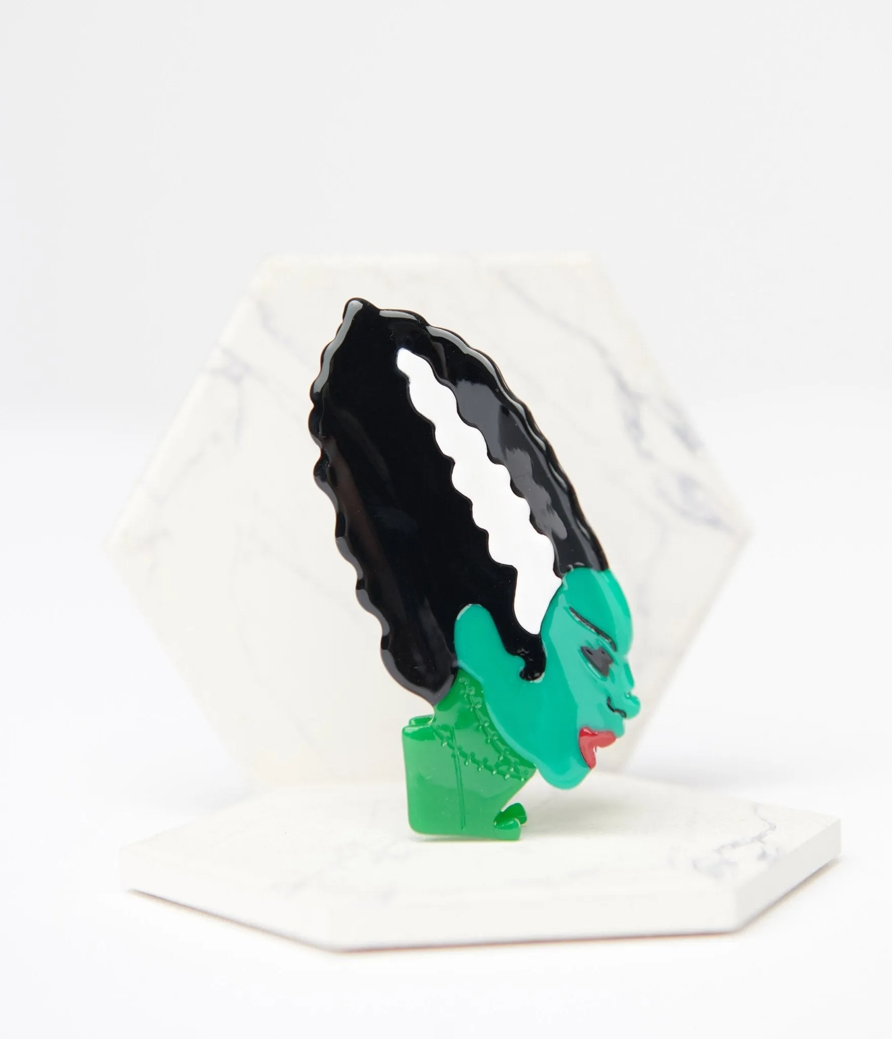 Bride Of Frankenstein Hair Claw sold by Unique Vintage