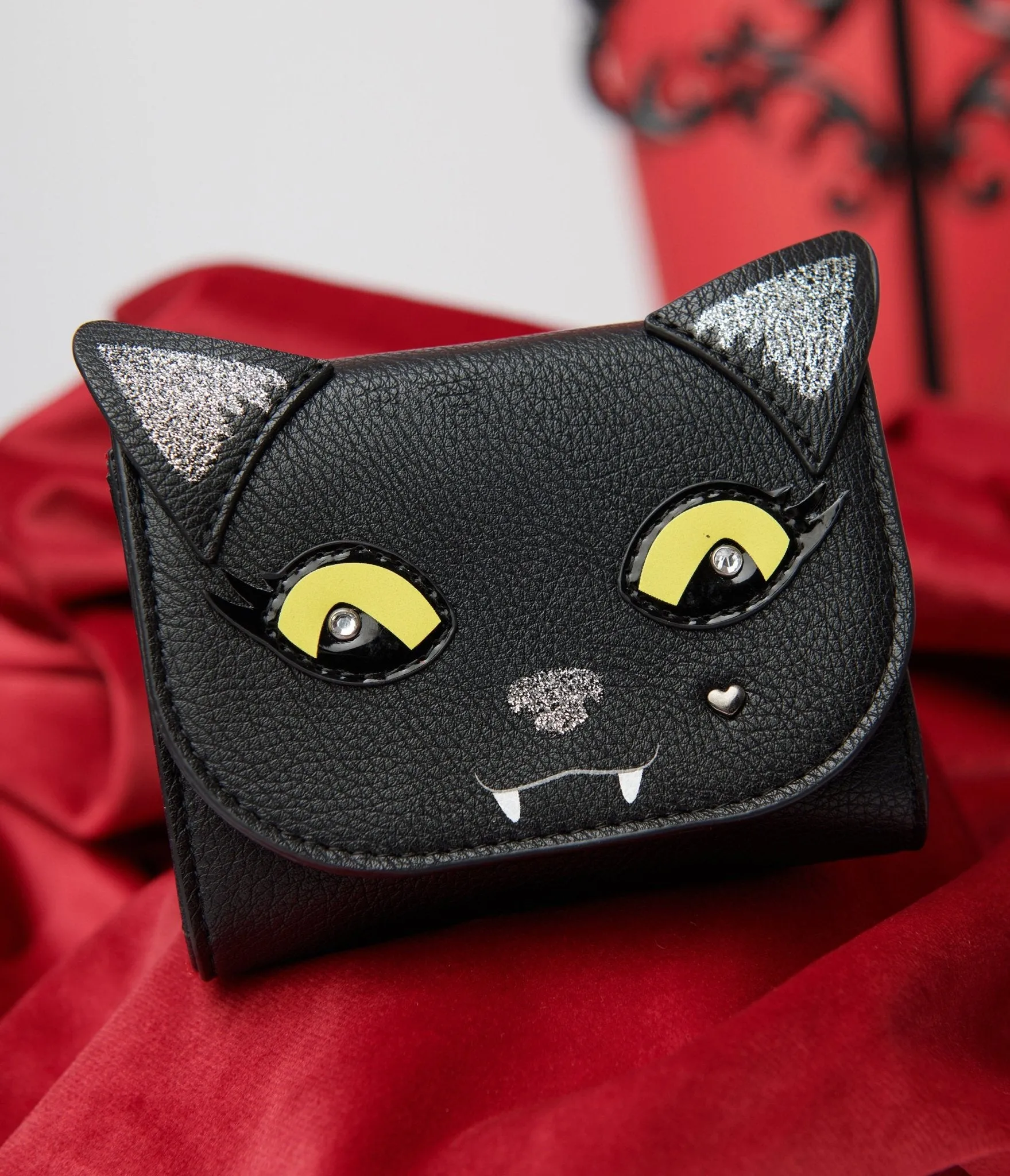 Betsey Johnson Black Cat Wallet sold by Unique Vintage
