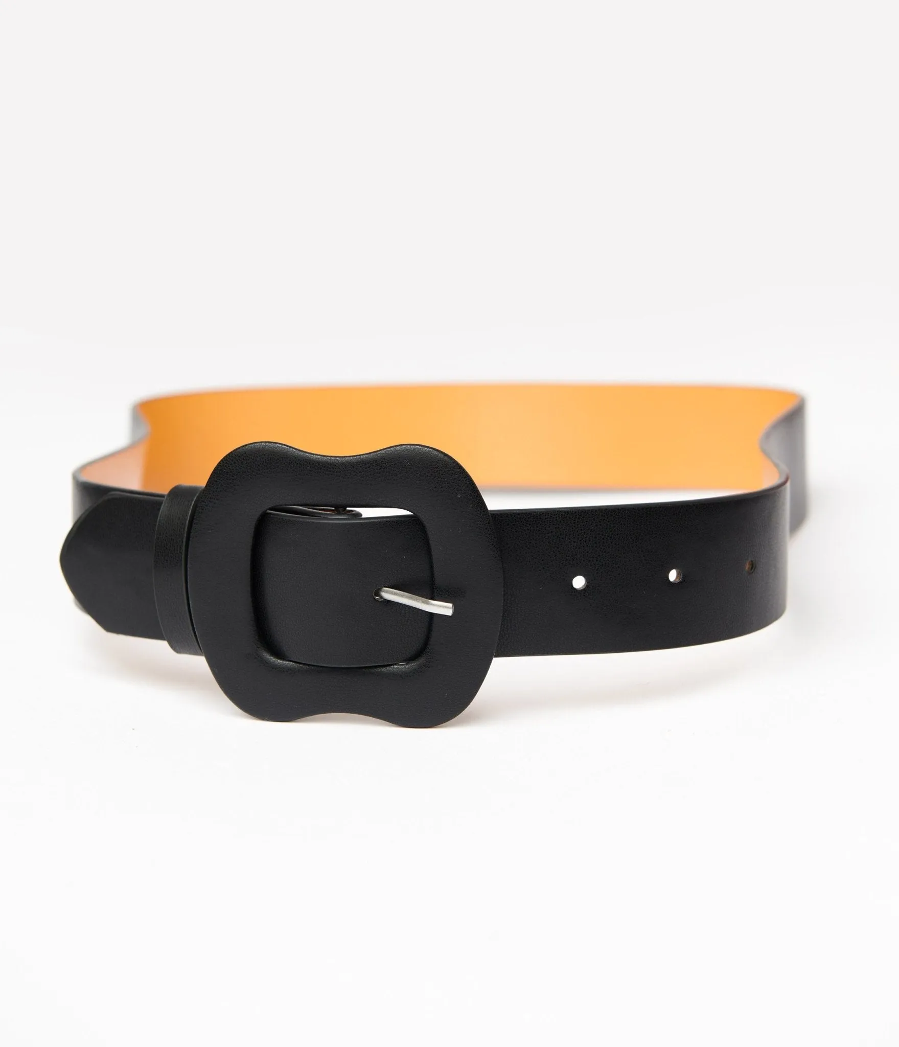 Banned 1950s Black Leatherette Rosalie Belt sold by Unique Vintage product image thumbnail 3