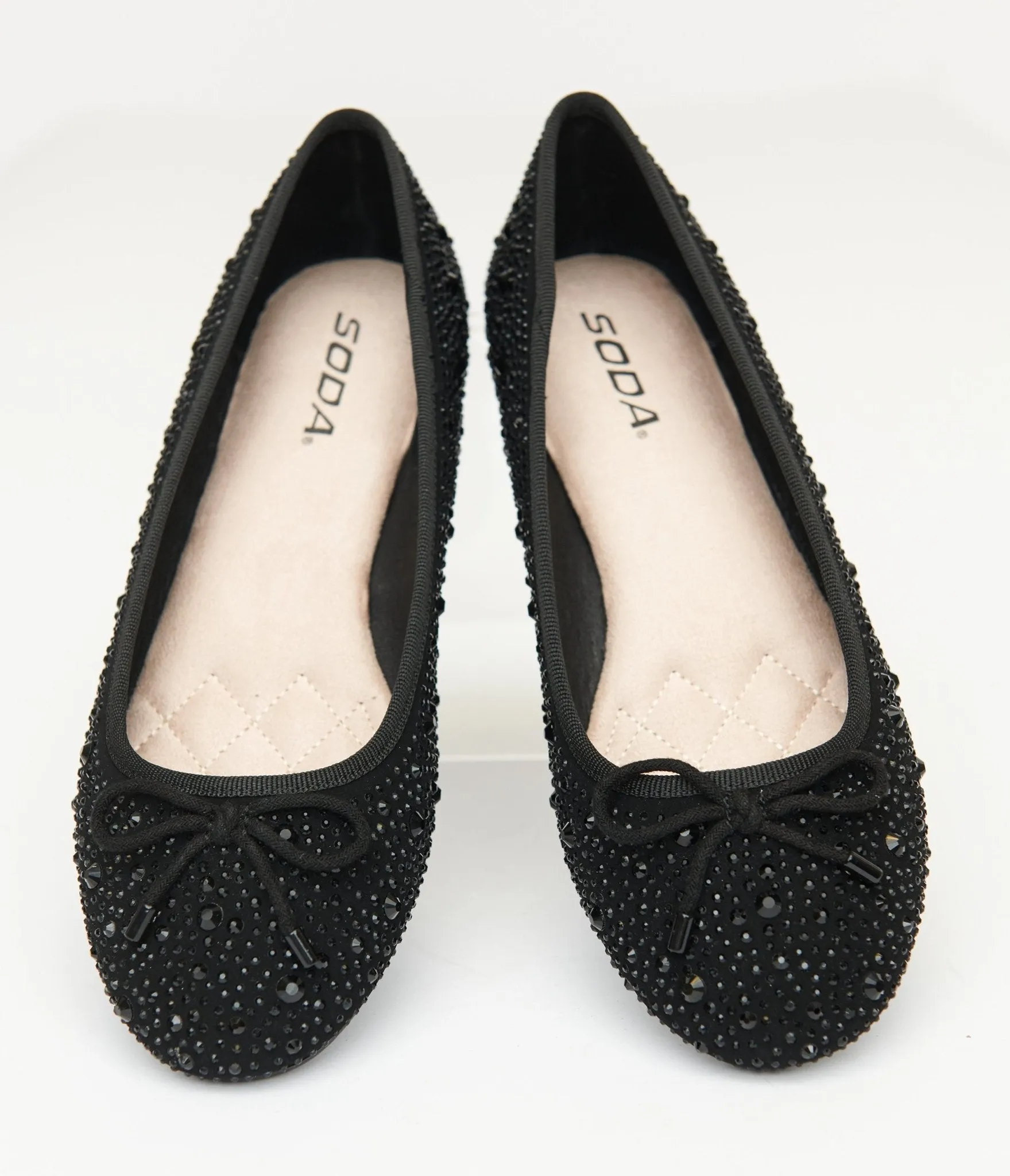 1960s Black Sparkle Flats sold by Unique Vintage product image thumbnail 3