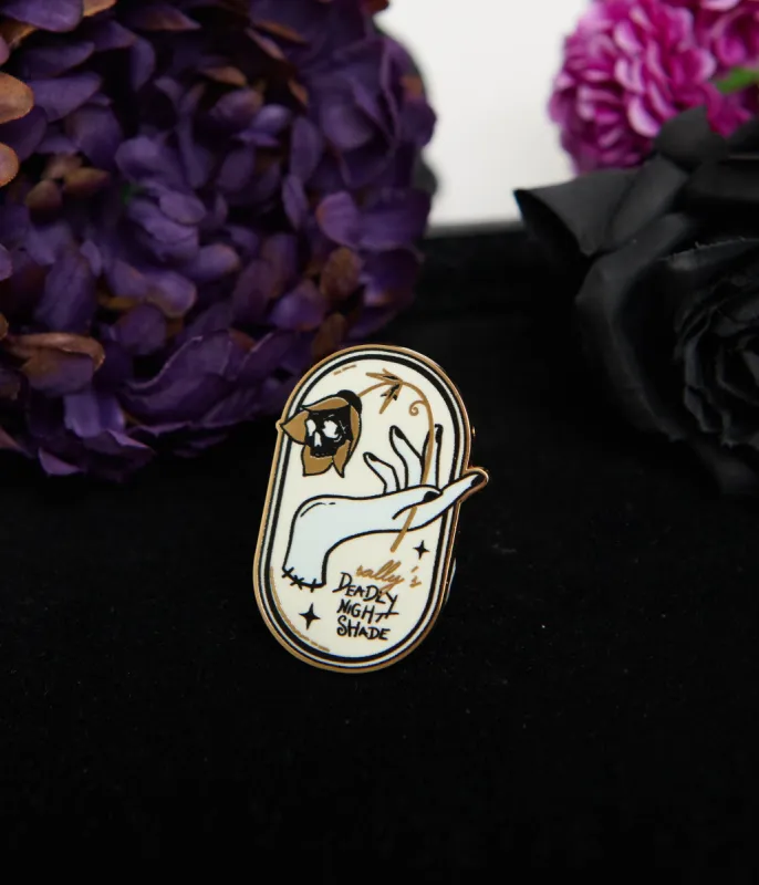 Tim Burton's The Nightmare Before Christmas by Unique Vintage Sally's Nightshade Pin sold by Unique Vintage