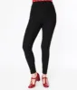 Unique Vintage 1950s Black High Waisted Cigarette Pants sold by Unique Vintage