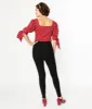Unique Vintage 1950s Black High Waisted Cigarette Pants sold by Unique Vintage