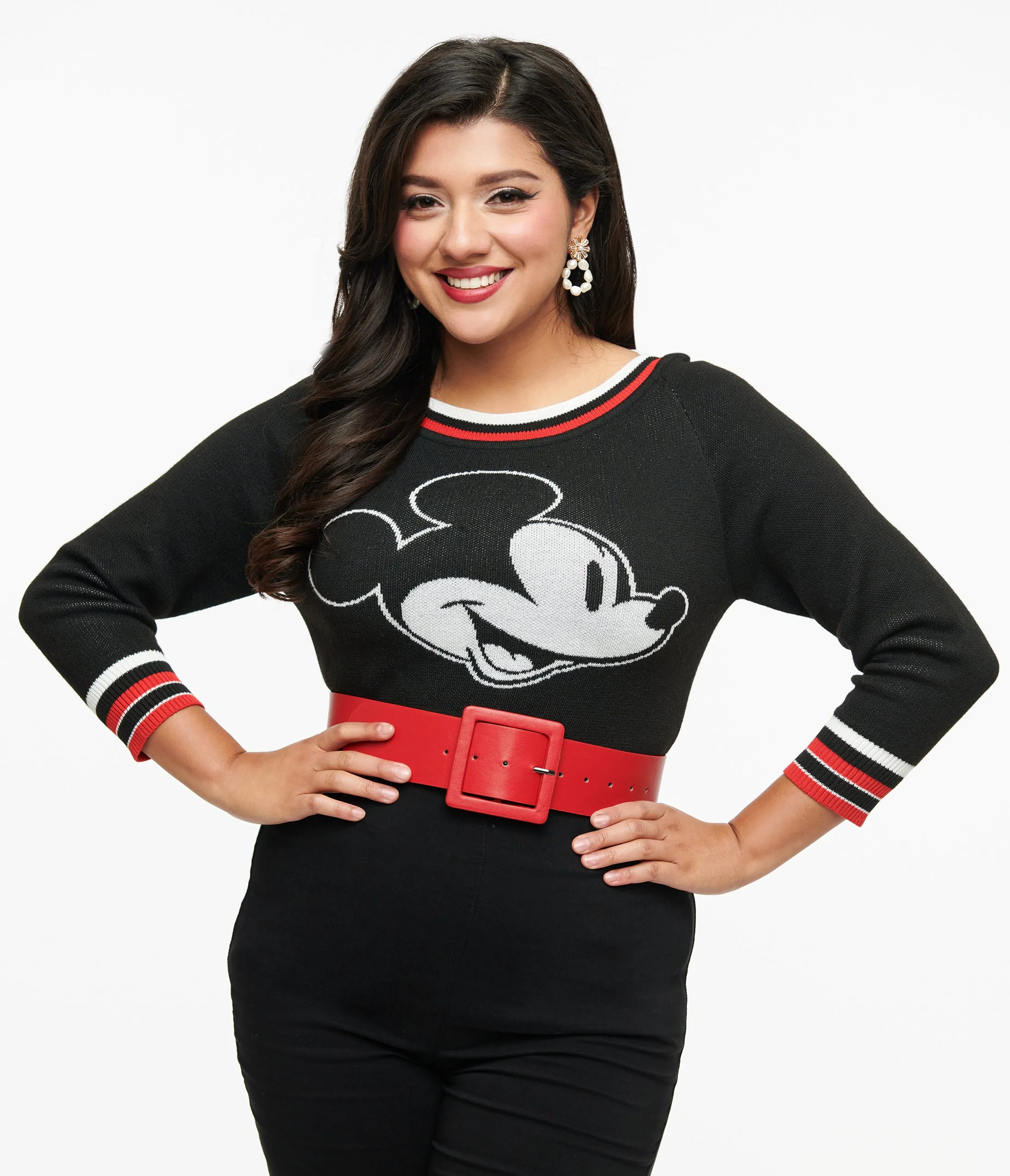 Disney Mickey & Friends Collection by Unique Vintage Classic Mickey Sweater sold by Unique Vintage