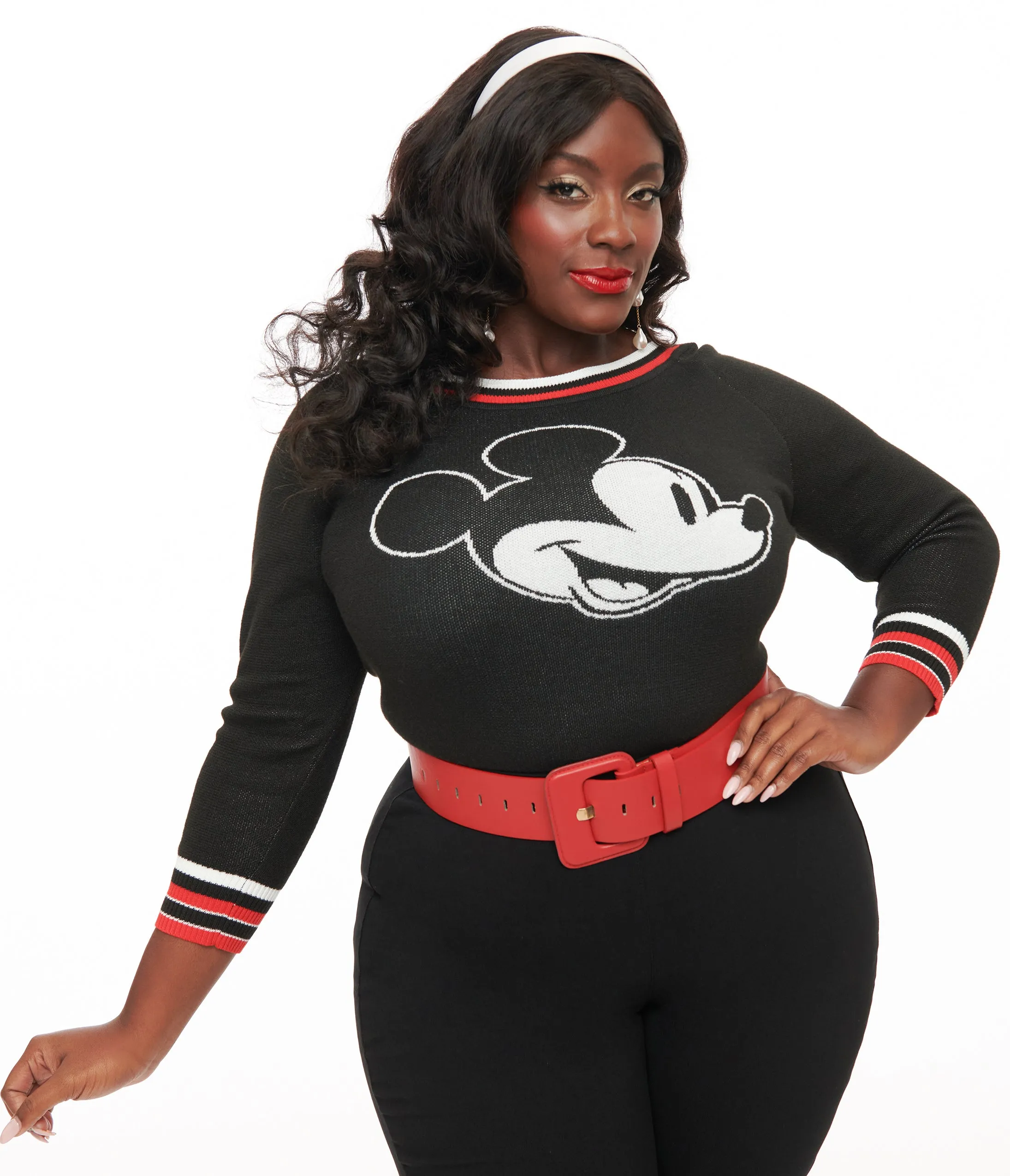 Disney Mickey & Friends Collection by Unique Vintage Plus Size Classic Mickey Sweater sold by Unique Vintage