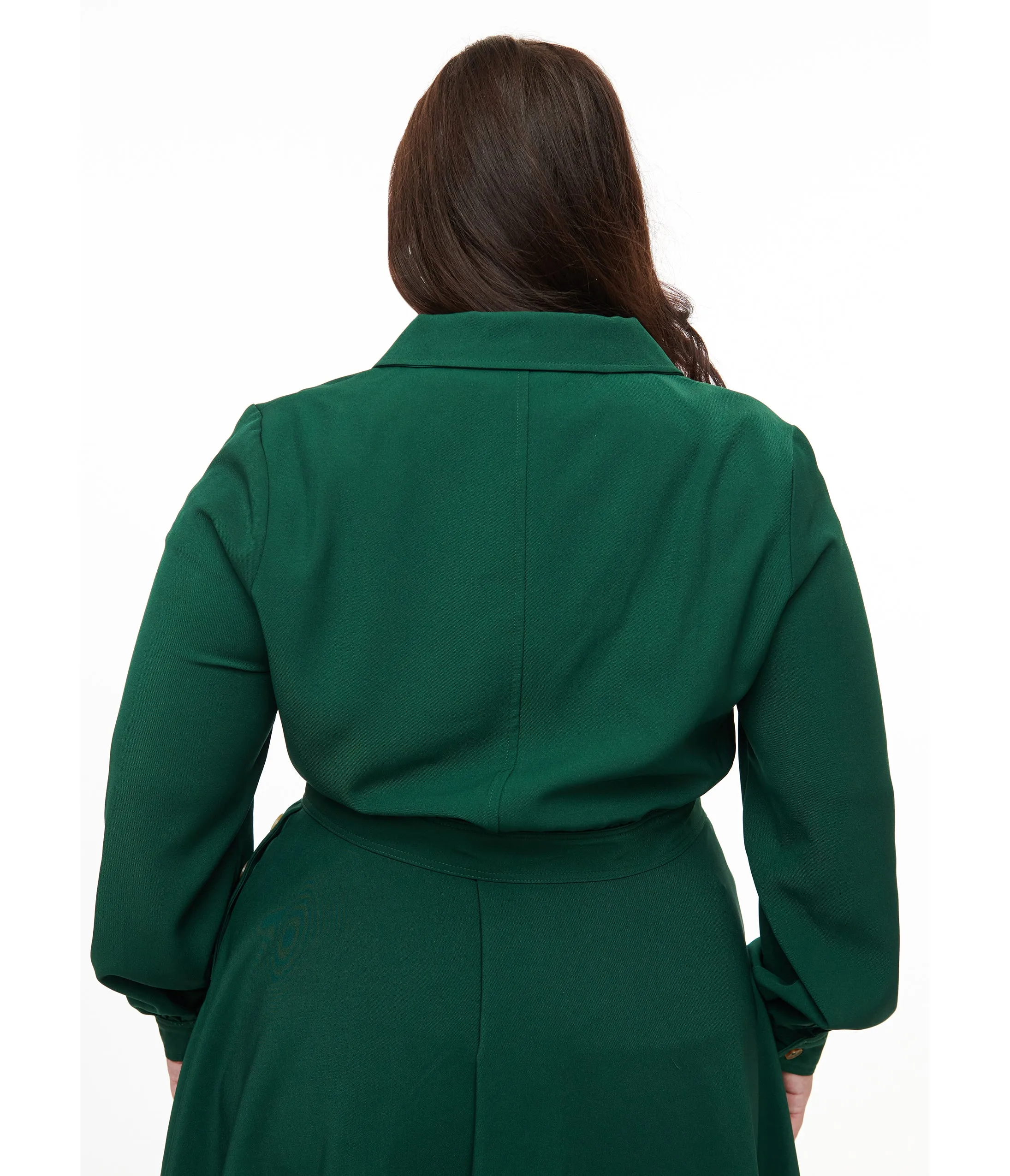 Hell Bunny Plus Size 1970s Forest Green Ravenswood Jacket sold by Unique Vintage product image thumbnail 2