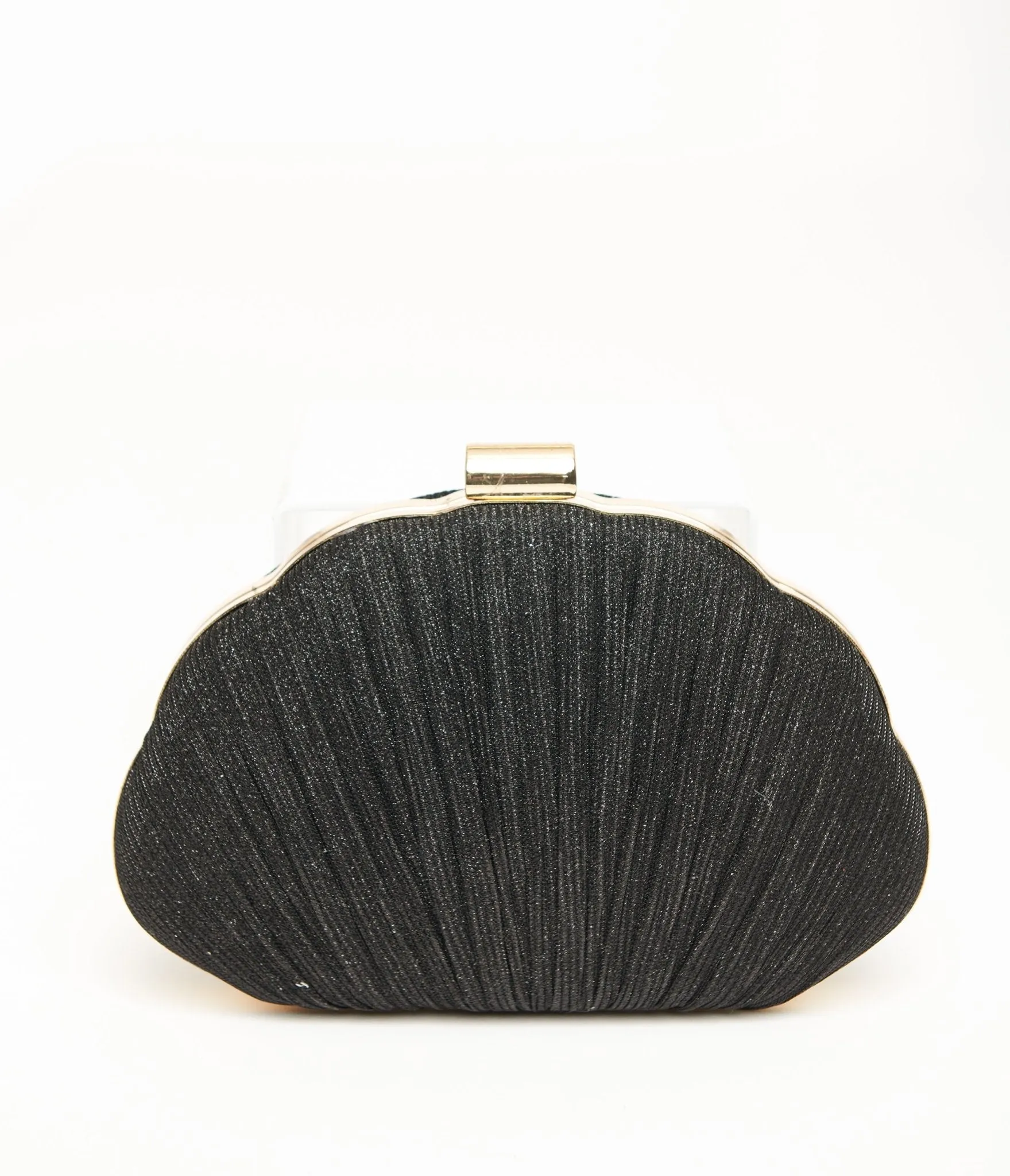 Unique Vintage 1950s Black Sparkle Scallop Handbag sold by Unique Vintage product image thumbnail 2