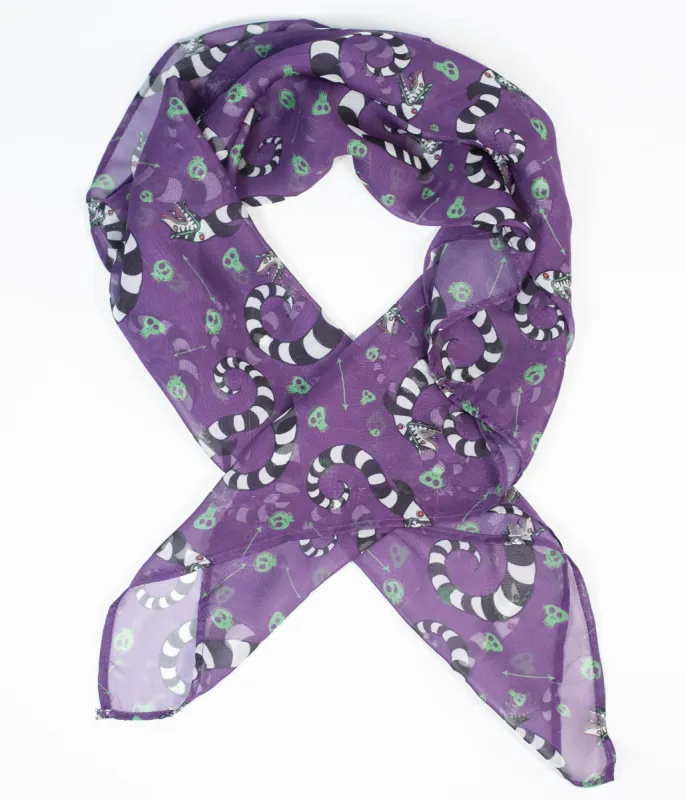 Beetlejuice x Unique Vintage Sandworm Soiree Hair Scarf sold by Unique Vintage