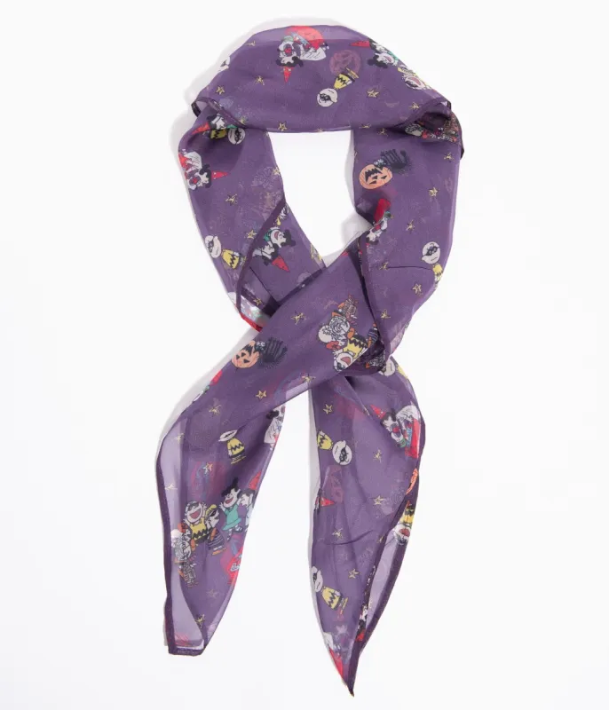 Peanuts x Unique Vintage Halloween Gang Hair Scarf sold by Unique Vintage