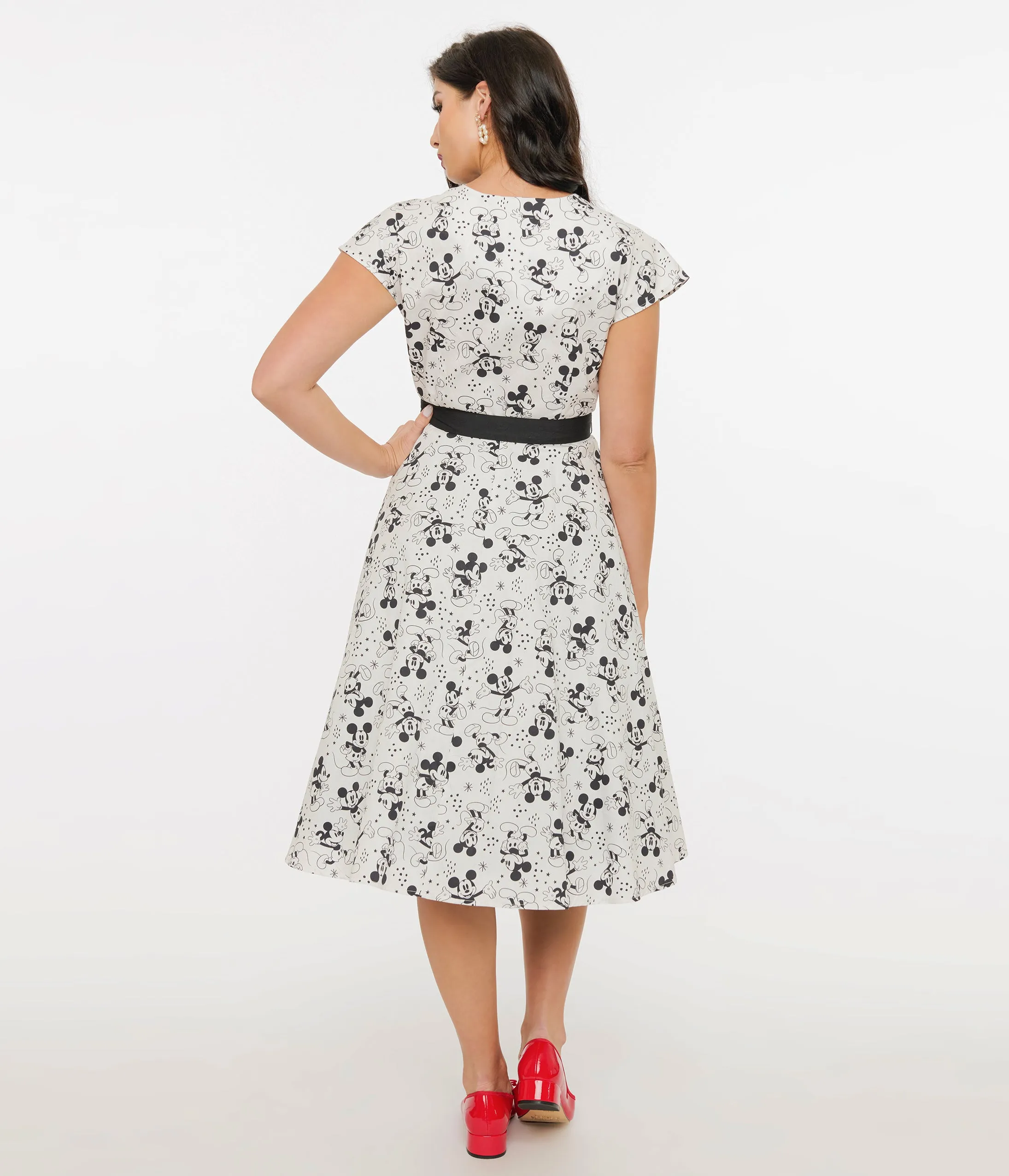 Disney Mickey & Friends Collection by Unique Vintage Mickey Mouse Hedda Swing Dress sold by Unique Vintage product image thumbnail 3