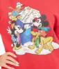 Cakeworthy Red Mickey & Minnie Seasons Greetings Sweatshirt sold by Unique Vintage