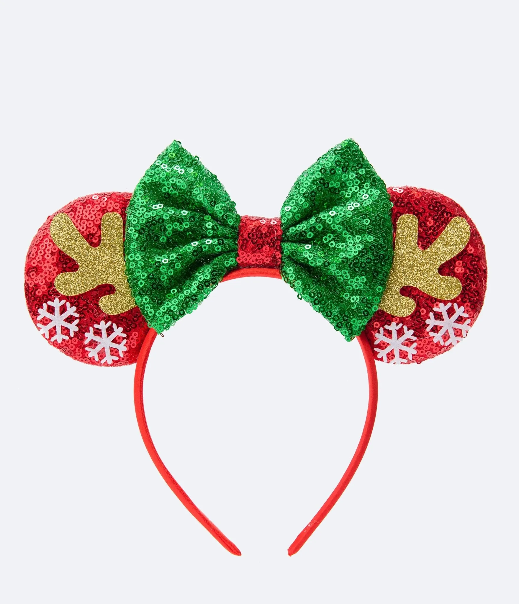 Holiday Reindeer Sequin Mouse Headband sold by Unique Vintage product image thumbnail 2