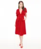 Unique Vintage 1940s Red Velvet Flutter Sleeve Lenora Swing Dress sold by Unique Vintage