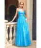 Cinderella Divine Ocean Blue Keyhole Sparkle Prom Gown sold by Unique Vintage
