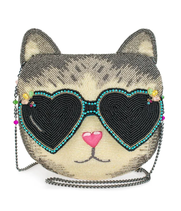 Mary Frances Cool Cat Crossbody Bag sold by Unique Vintage