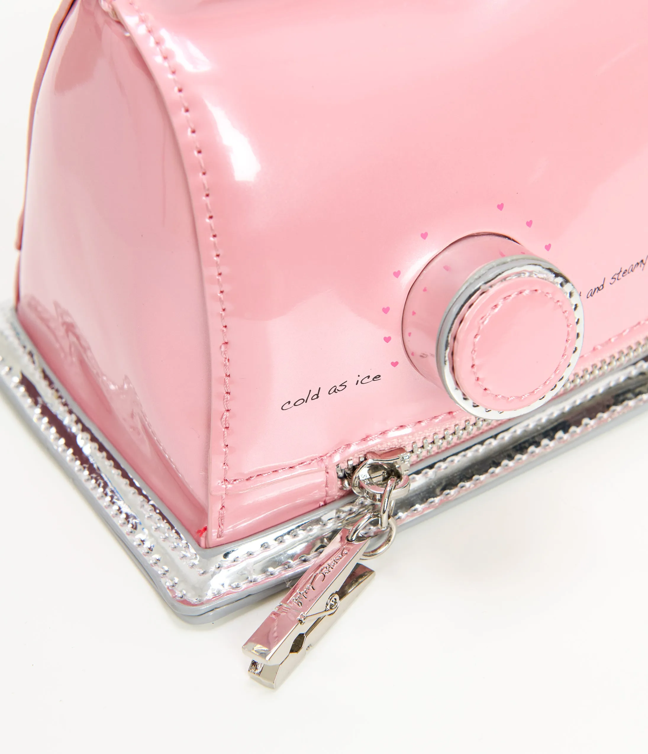 Betsey Johnson Pink Iron Crossbody Bag sold by Unique Vintage product image thumbnail 2