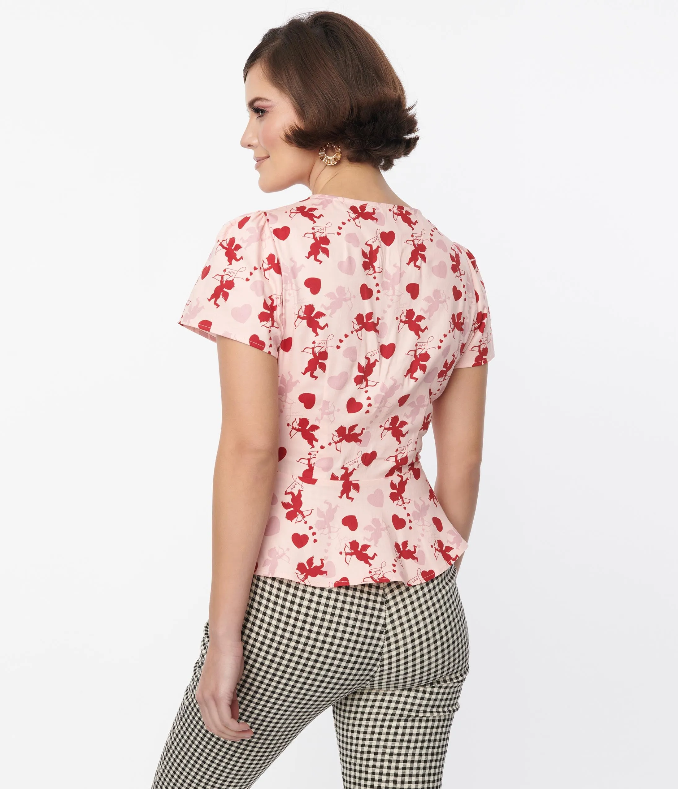 Collectif Pink Sibley Cupid Top sold by Unique Vintage product image thumbnail 3