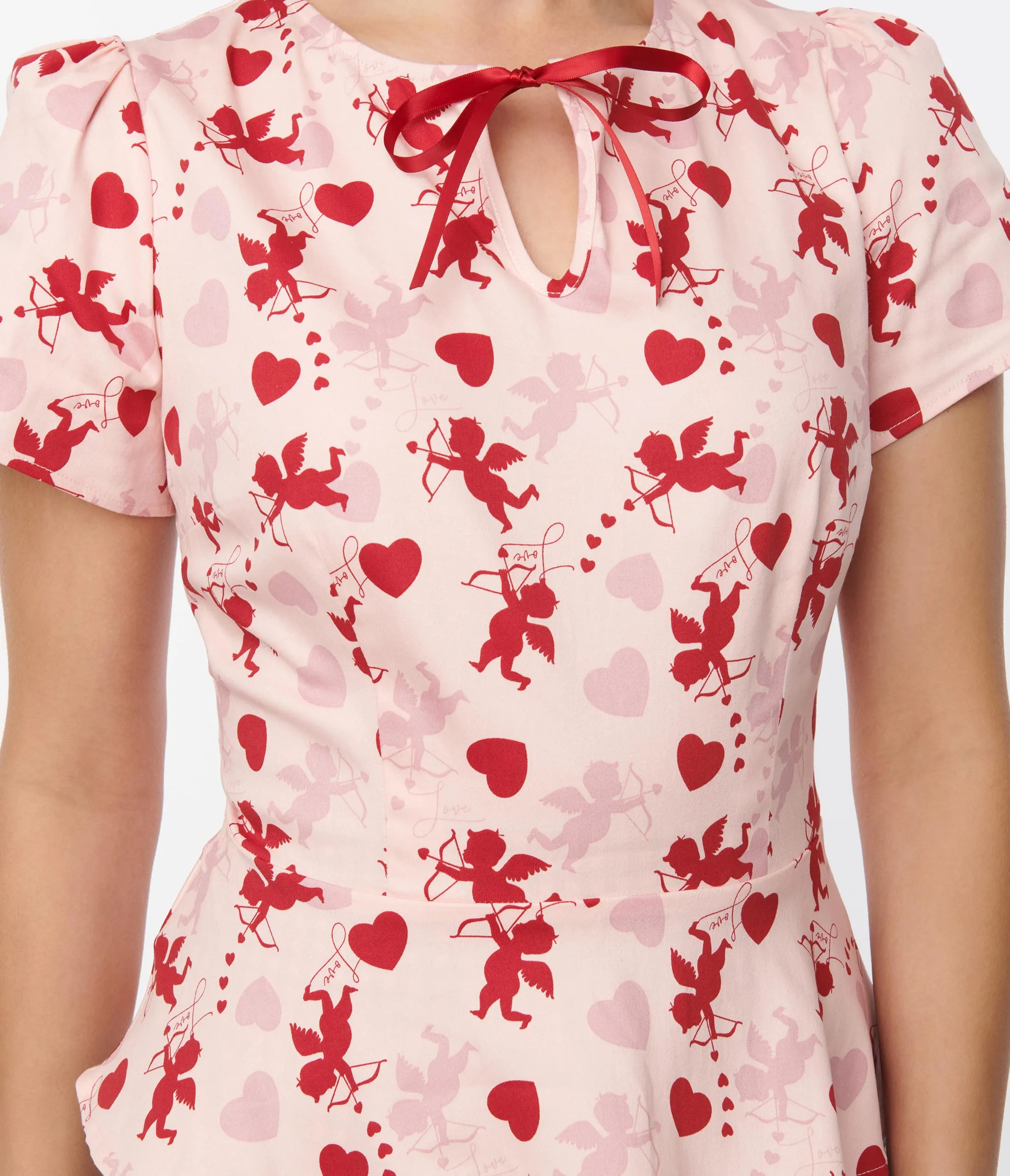 Collectif Pink Sibley Cupid Top sold by Unique Vintage product image thumbnail 2