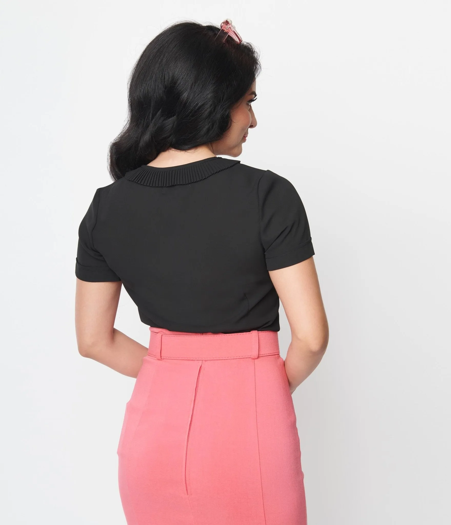 Black Ingrid Top sold by Unique Vintage product image thumbnail 2