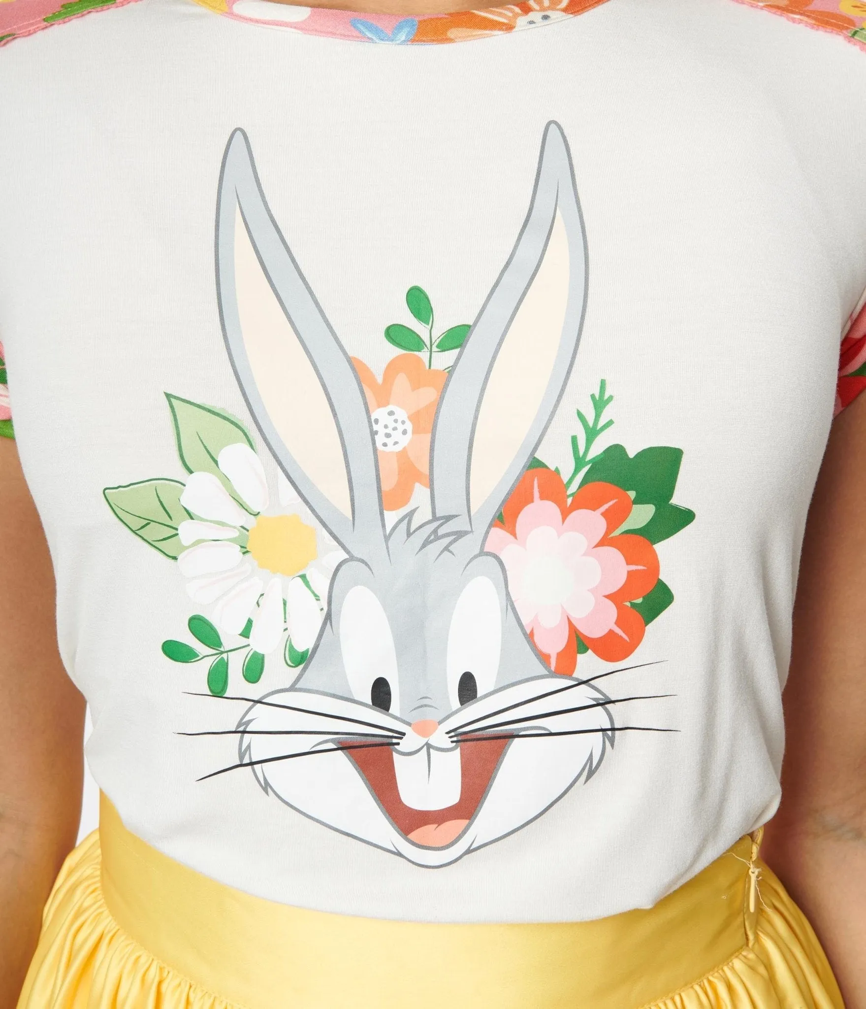 Bugs Bunny x Unique Vintage Floral Oversize Graphic Tee sold by Unique Vintage product image thumbnail 2