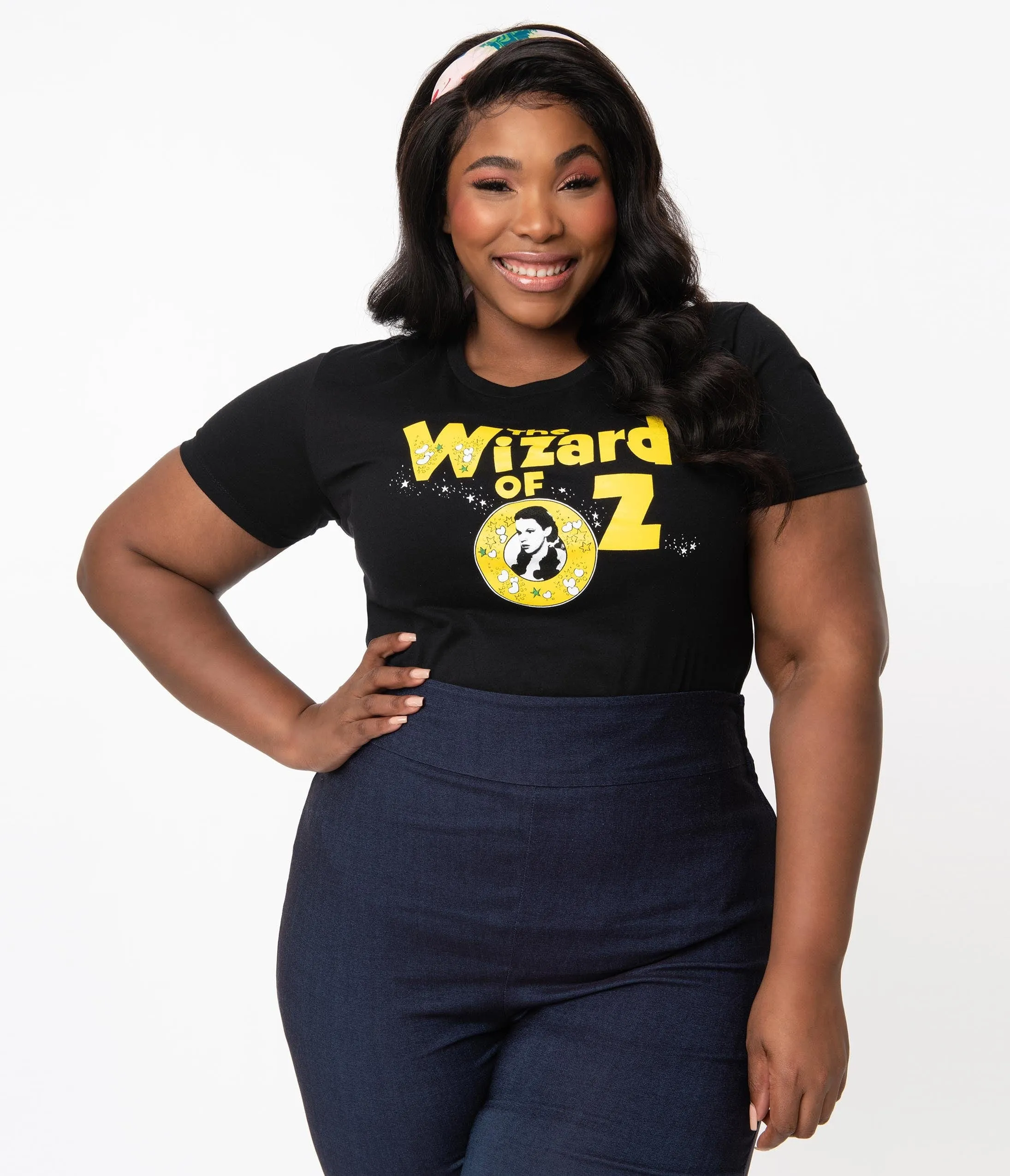 The Wizard Of Oz x Unique Vintage Retro Logo Fitted Tee sold by Unique Vintage product image thumbnail 5