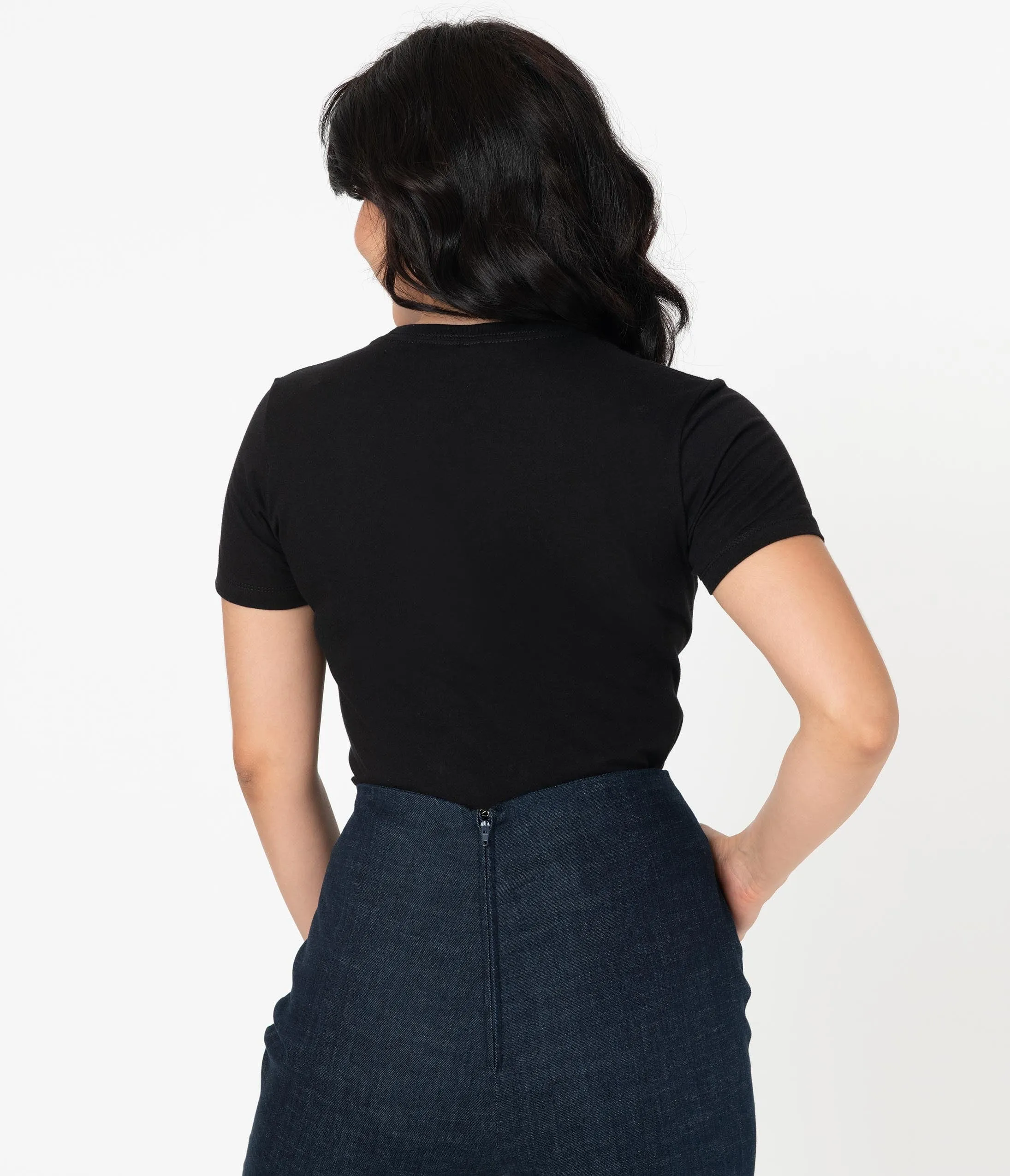 The Wizard Of Oz x Unique Vintage Retro Logo Fitted Tee sold by Unique Vintage product image thumbnail 2