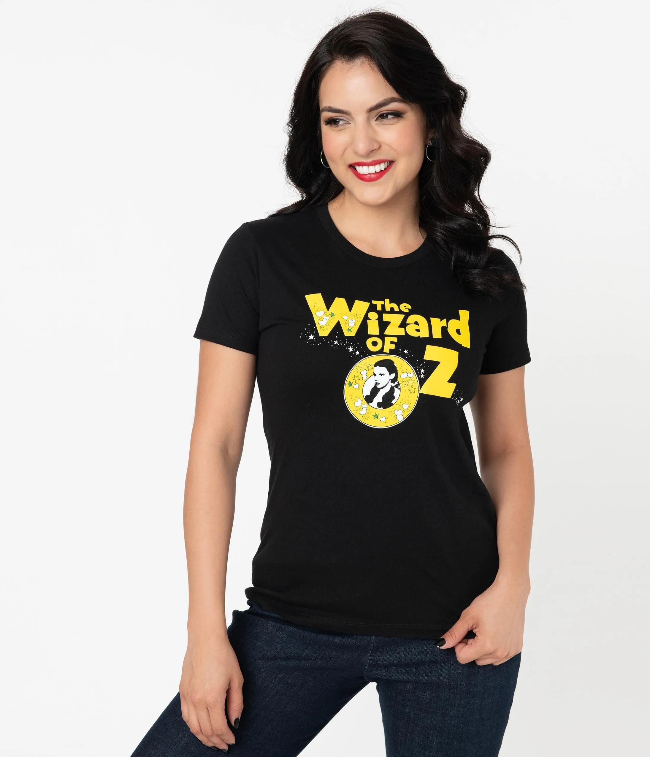 The Wizard Of Oz x Unique Vintage Retro Logo Fitted Tee sold by Unique Vintage product image thumbnail 4