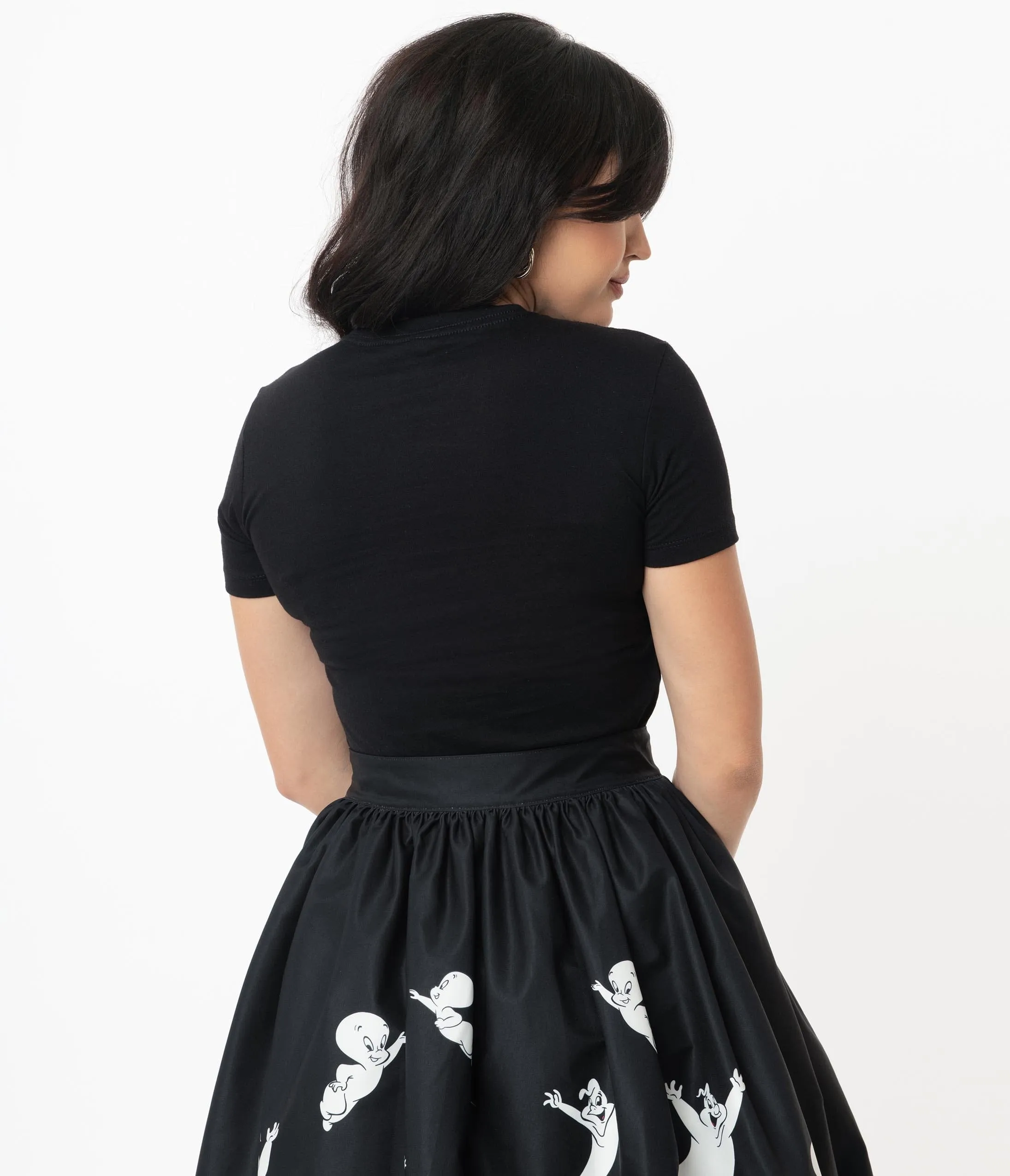 Casper x Unique Vintage Spook Up Your Life Fitted Tee sold by Unique Vintage product image thumbnail 2