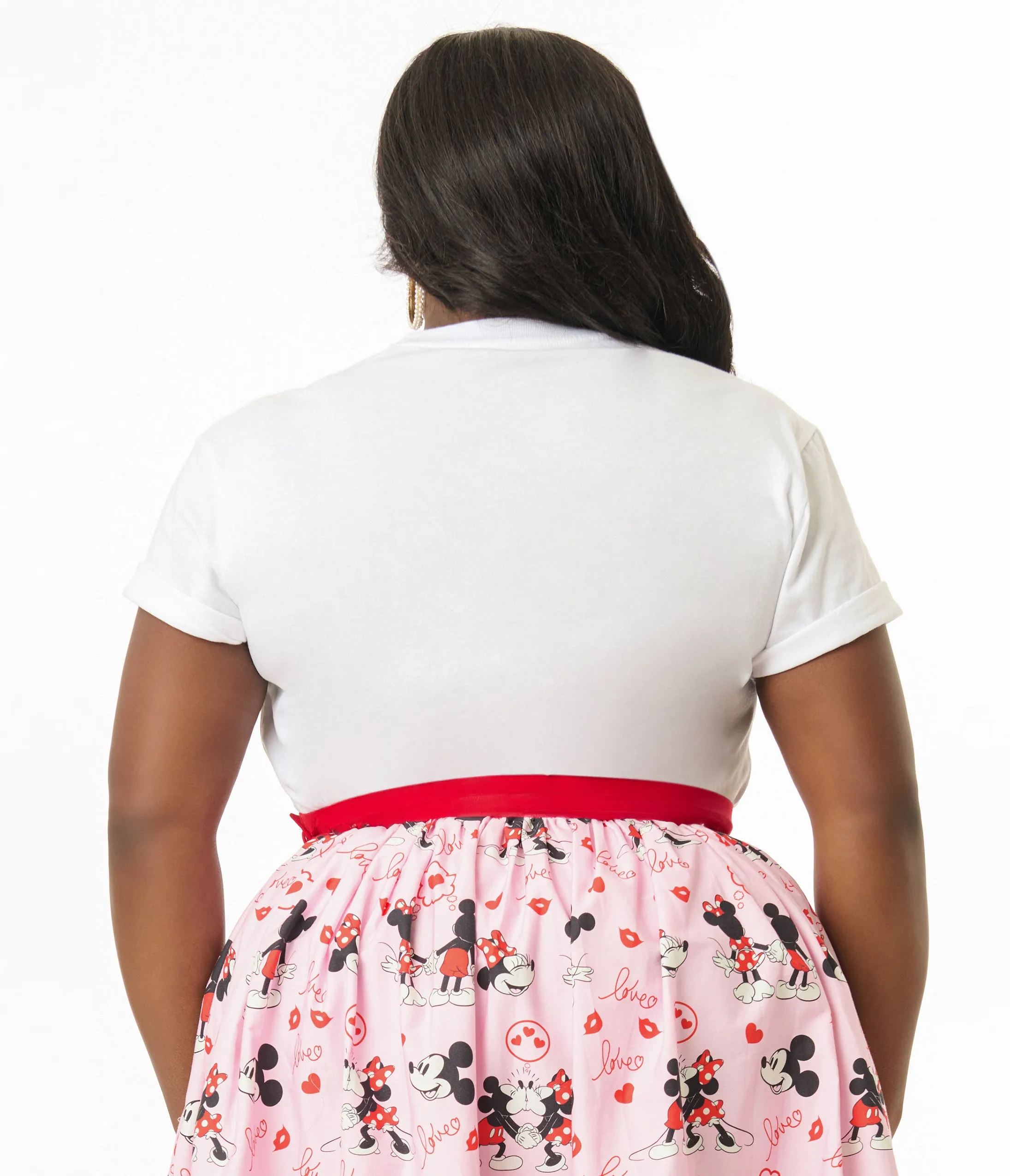 Disney Valentine's Day Collection by Unique Vintage Plus Size Cupid Mickey Unisex Graphic Tee sold by Unique Vintage product image thumbnail 2