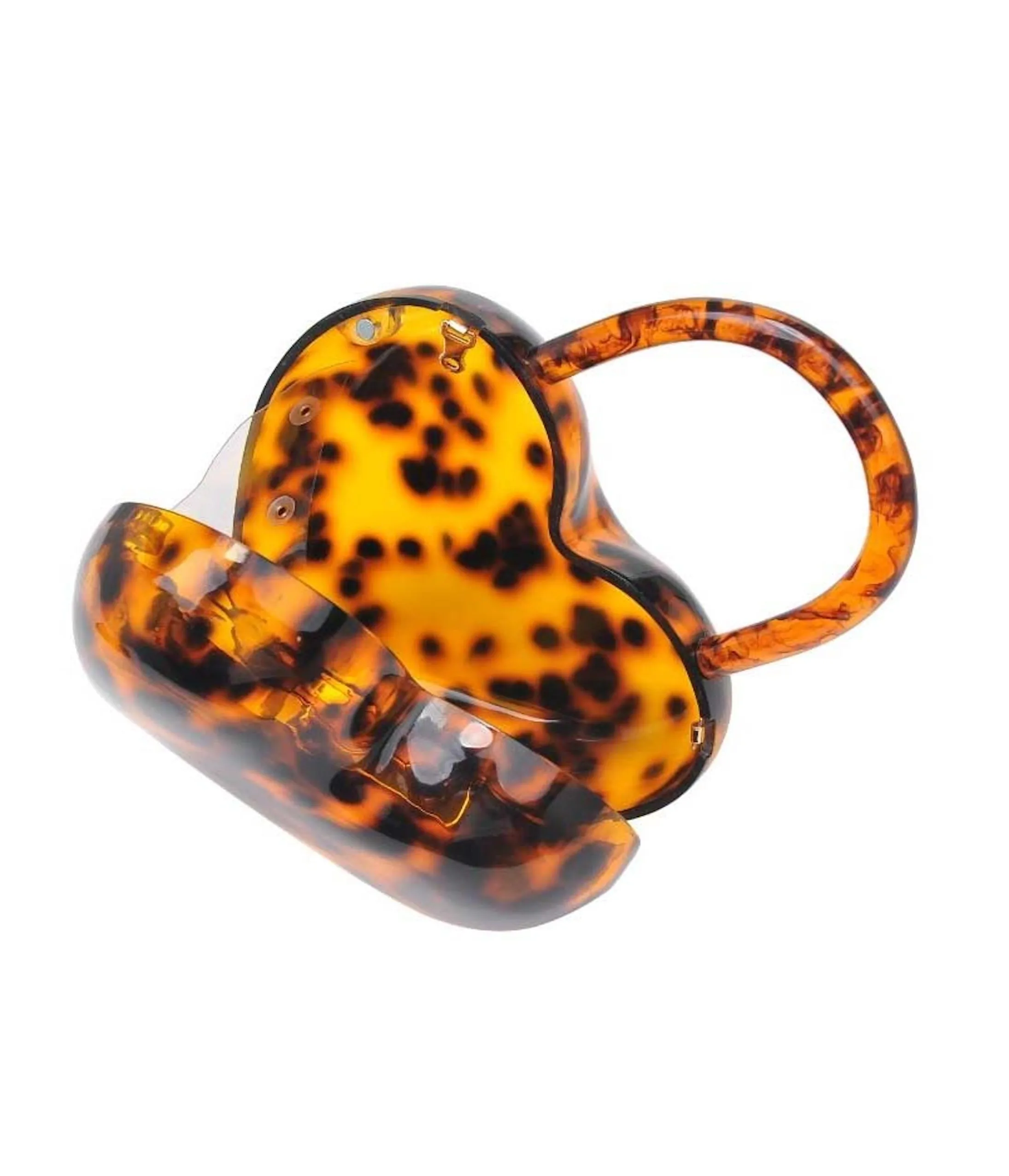 Urban Expressions Tortoise Heart Shaped Evening Handbag sold by Unique Vintage product image thumbnail 3