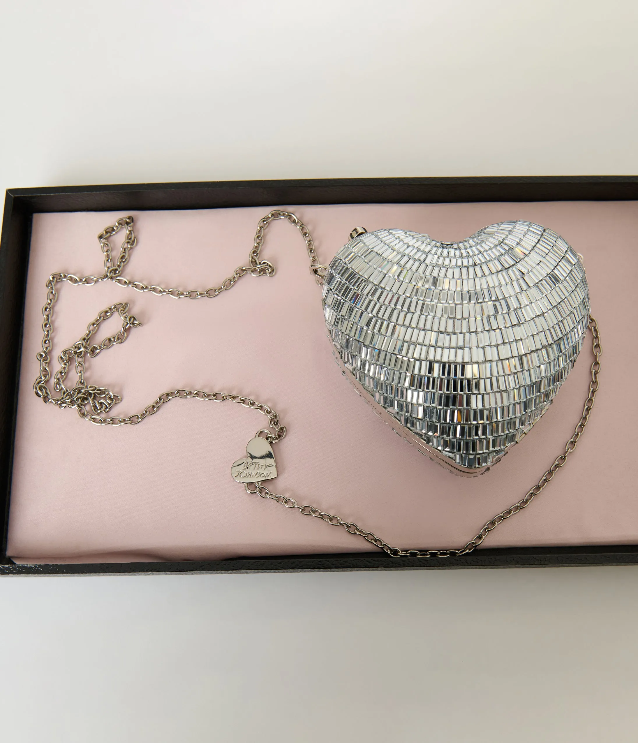 Betsey Johnson Disco Heart Crossbody Bag sold by Unique Vintage product image thumbnail 3