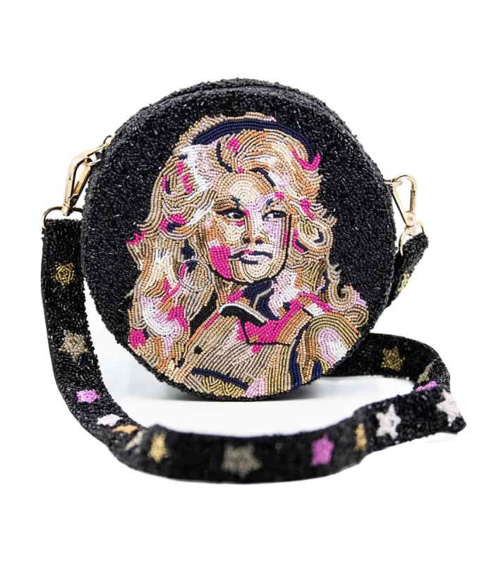 Tiana Designs Dolly Beaded Circle Handbag sold by Unique Vintage