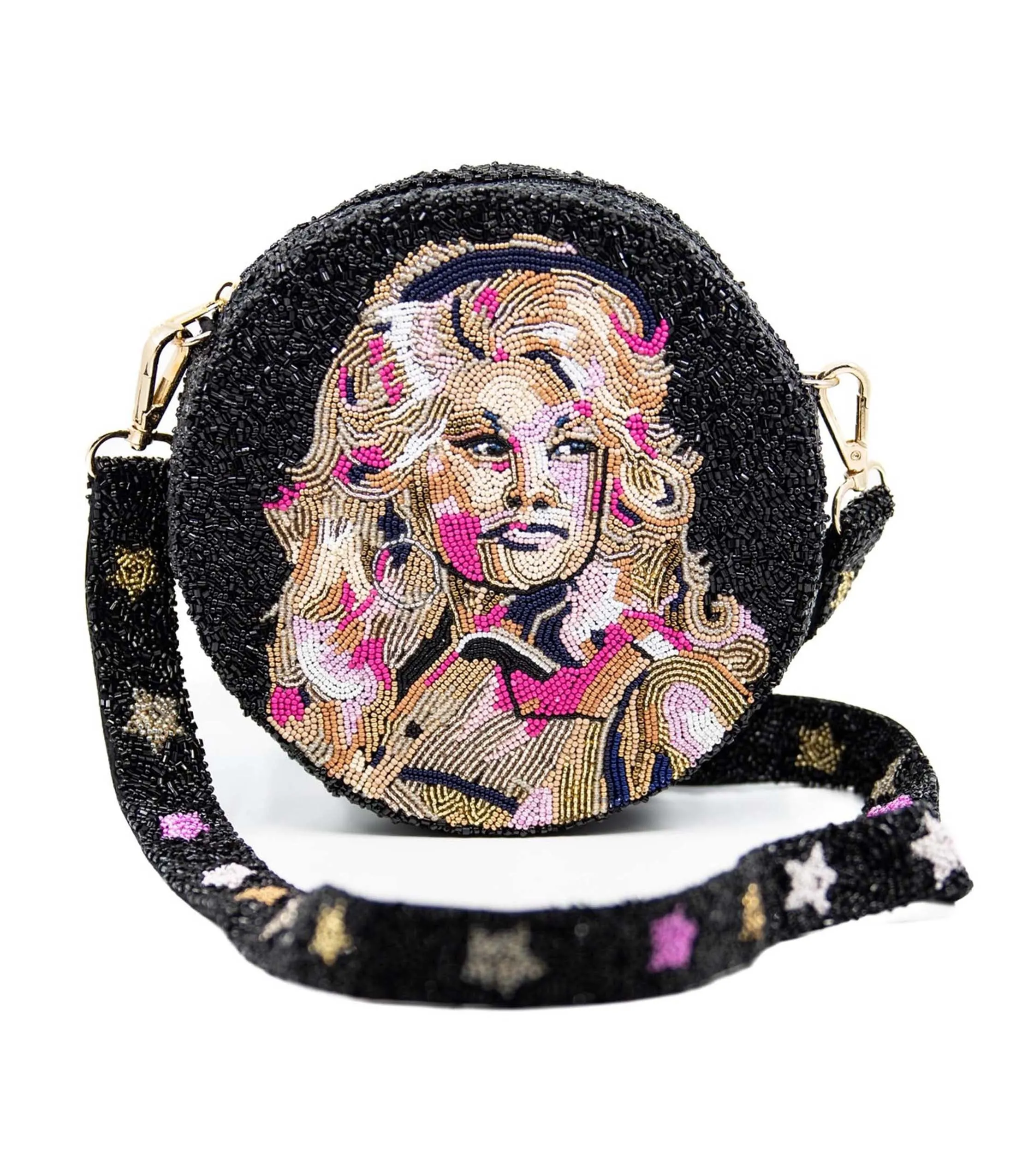 Tiana Designs Dolly Beaded Circle Handbag sold by Unique Vintage