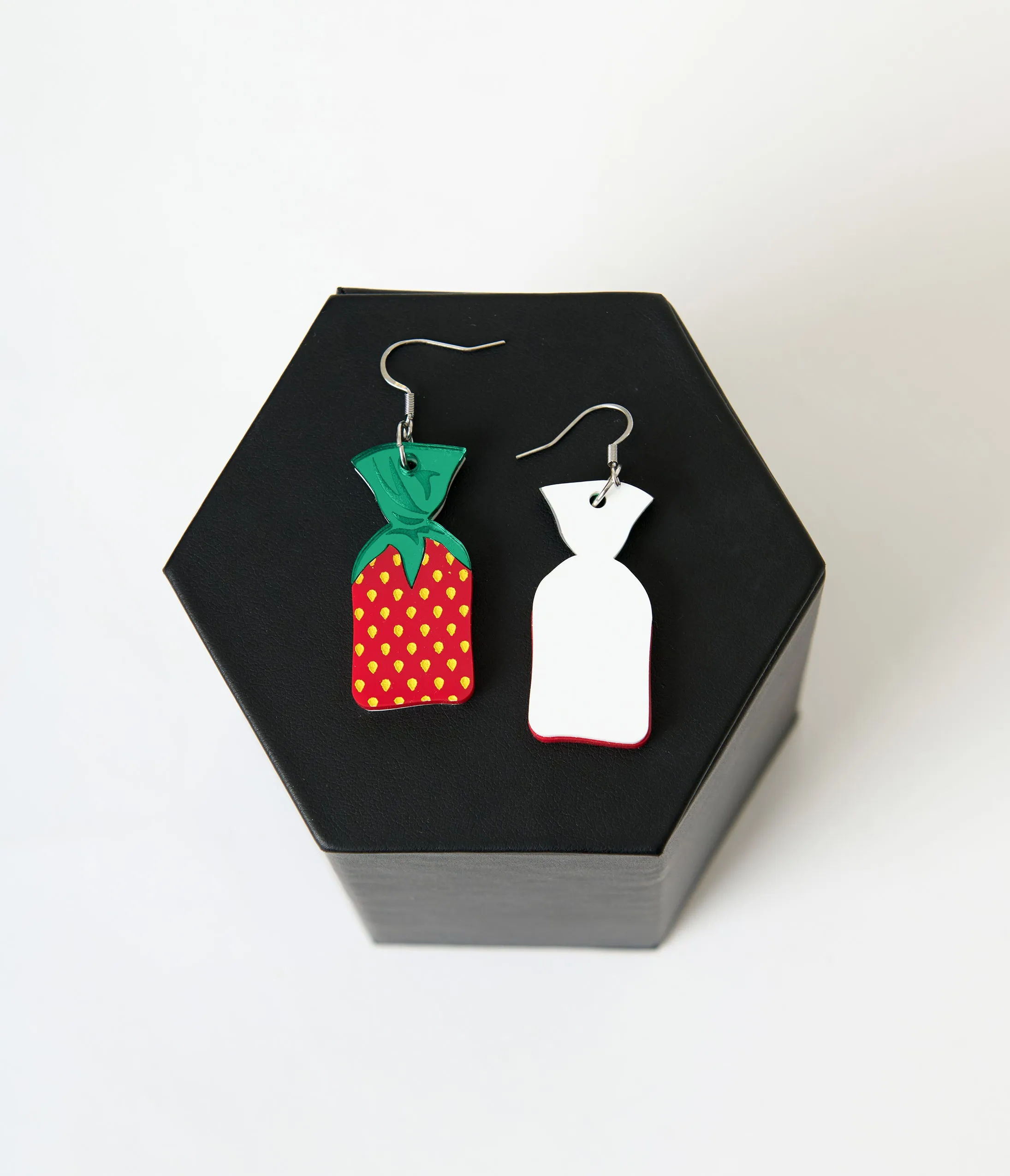 Strawberry Candy Earrings sold by Unique Vintage product image thumbnail 2