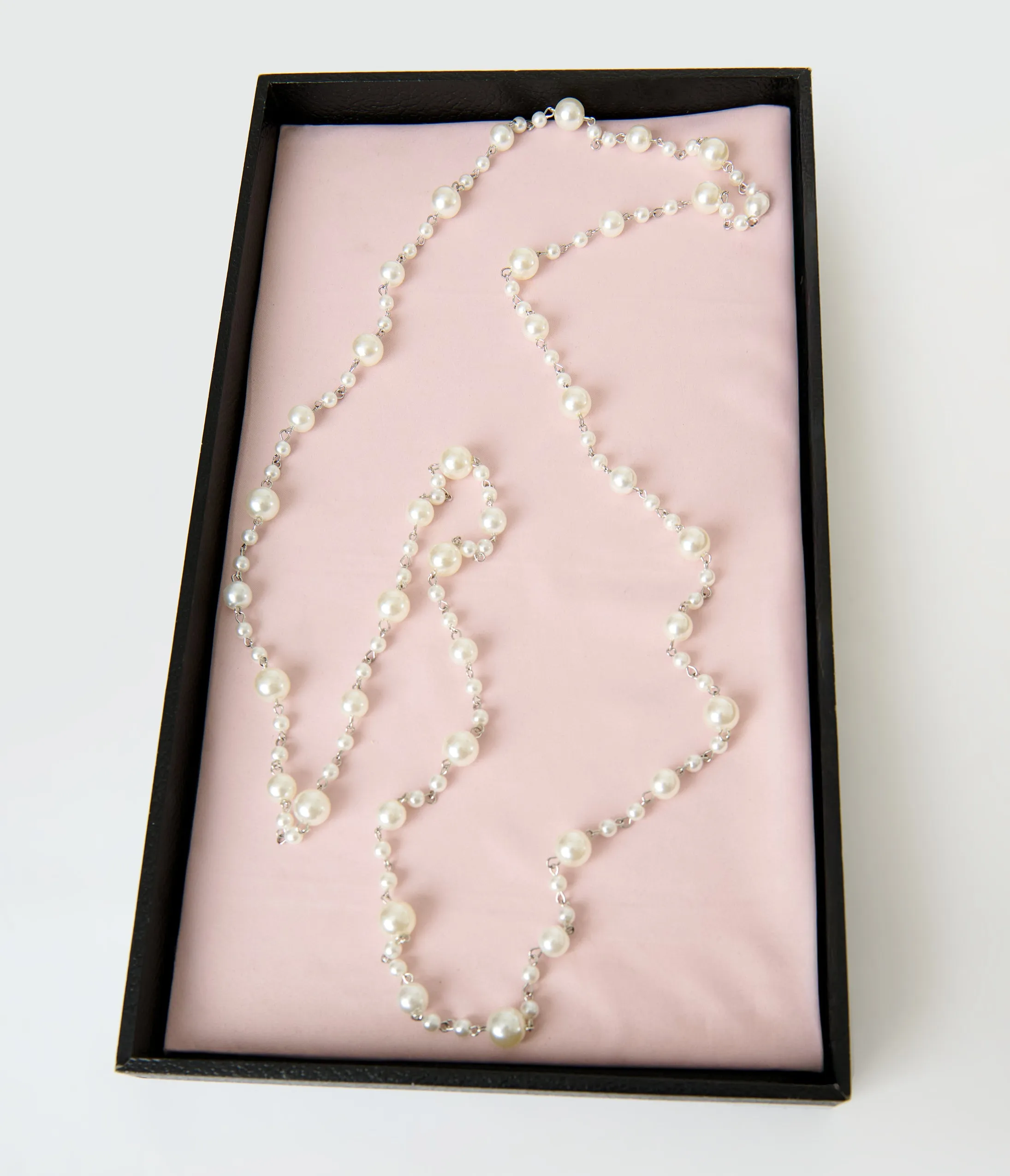 Unique Vintage 1920s Long Multi Pearl Necklace sold by Unique Vintage product image thumbnail 2
