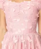 Magnolia Place Pink Sequin Floral Swing Dress sold by Unique Vintage